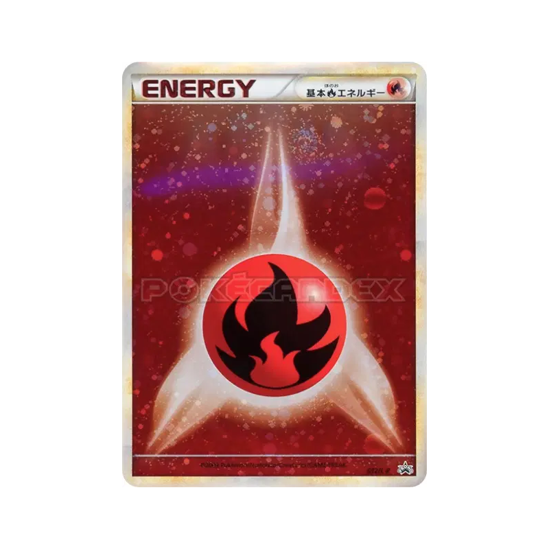 Carte Pokémon Japonaise Énergie Feu 012/L-P L-P Promotional