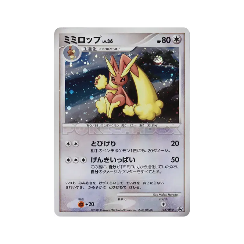 Carte Pokémon Japonaise Lockpin 116/DP-P DP-P Promotional