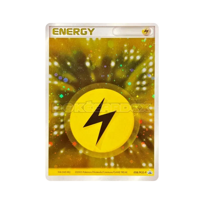 Carte Pokémon Japonaise Énergie Electrique 058/PCG-P PCG-P Promotional