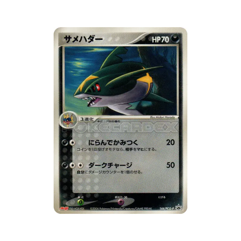Carte Pokémon Japonaise Sharpedo 144/PCG-P PCG-P Promotional
