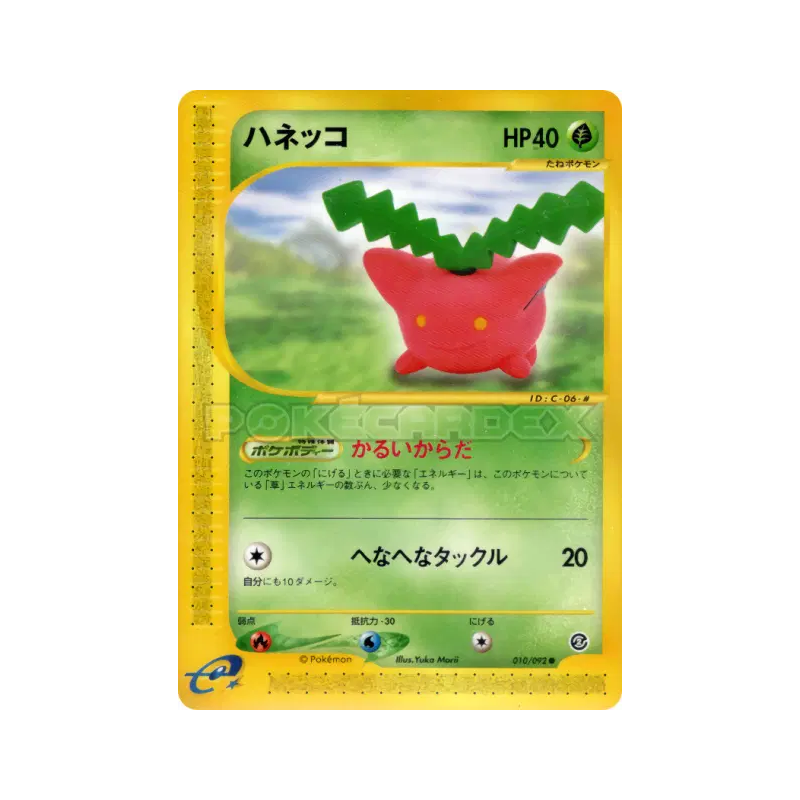 Carte Pokémon Japonaise Granivol 010/092 The Town on No Map