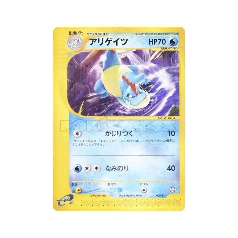 Carte Pokémon Japonaise Crocrodil 009/T T Promotional
