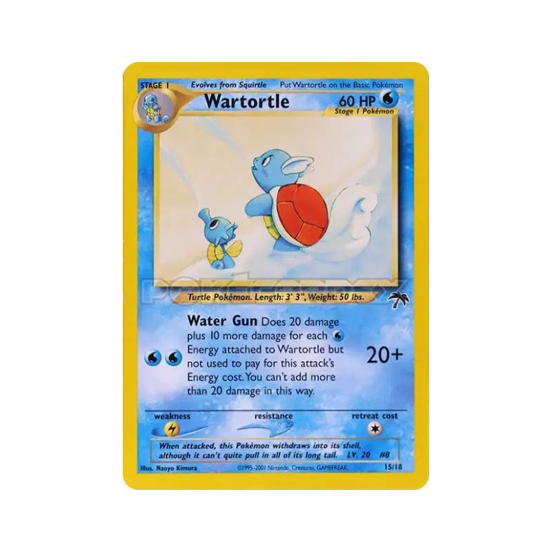 Carte Pokémon Japonaise Carabaffe 15/18 Southern Islands