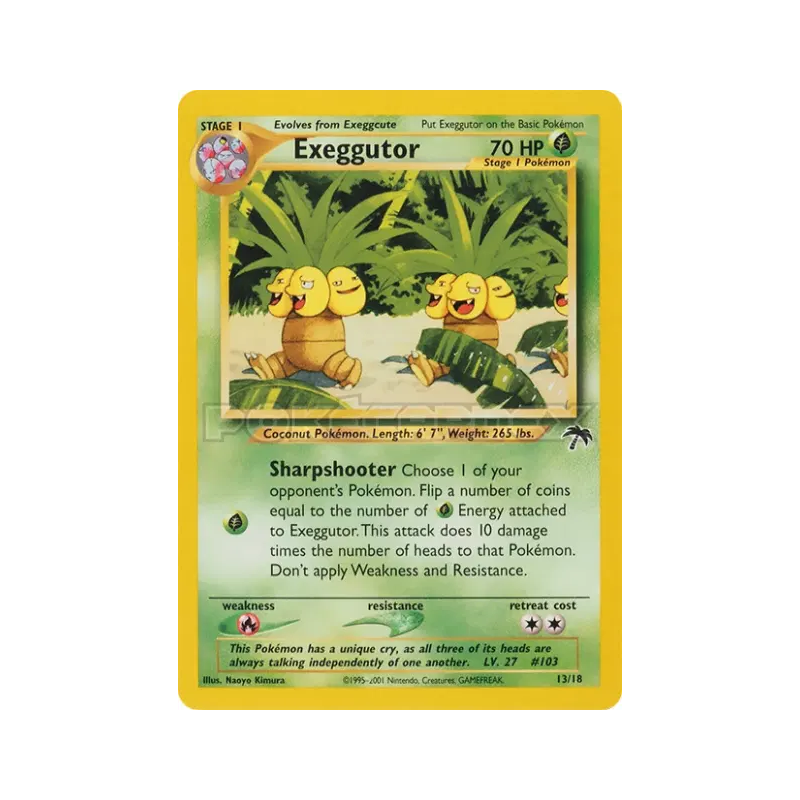 Carte Pokémon Japonaise Noadkoko 13/18 Southern Islands
