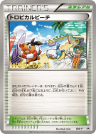 Carte Pokémon Japonaise Plage Tropicale BW-P BW-P Promotional
