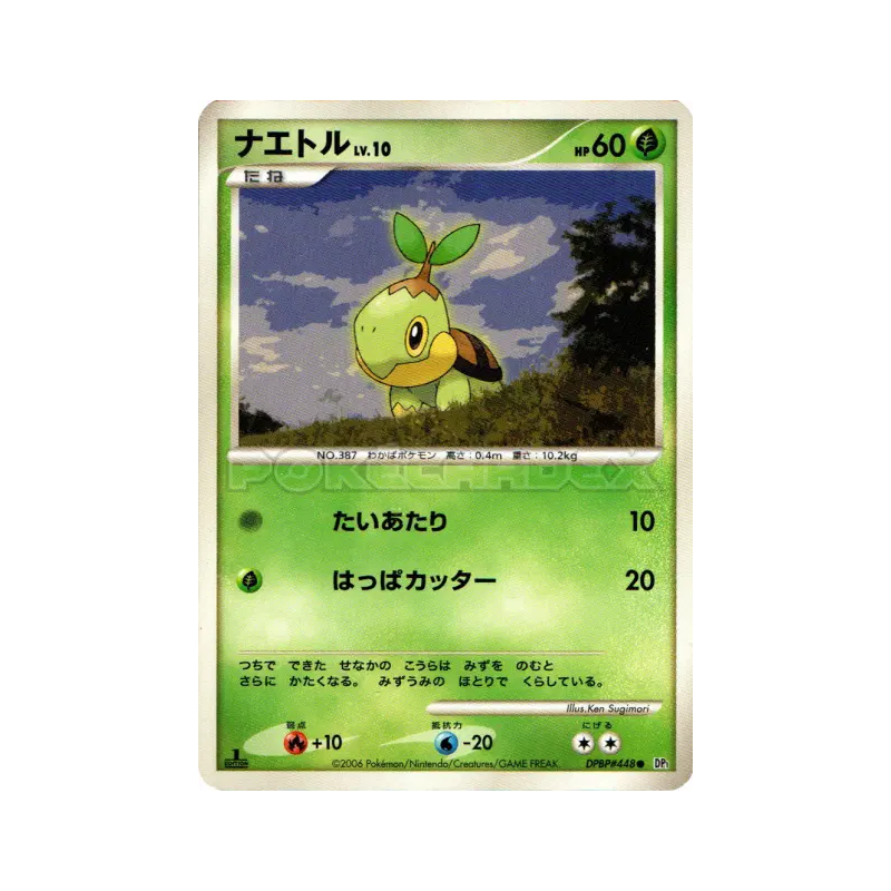 Carte Pokémon Japonaise Tortipouss — Space-Time Creation