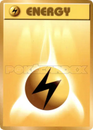 Carte Pokémon Japonaise Énergie Electrique (1996) — Energies