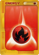 Carte Pokémon Japonaise Énergie Feu (e-Serie 2001) — Energies