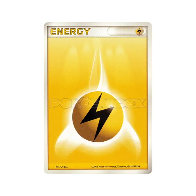 Carte Pokémon Japonaise Énergie Electrique (ADV 2003) — Energies