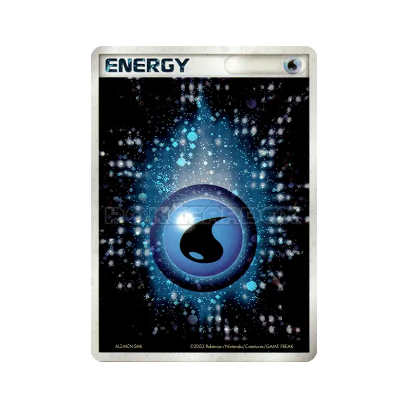 Carte Pokémon Japonaise Énergie Eau (EX Emerald 2003) — Energies