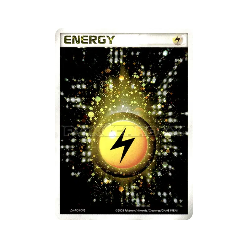 Carte Pokémon Japonaise Énergie Electrique (EX Emerald 2003) — Energies