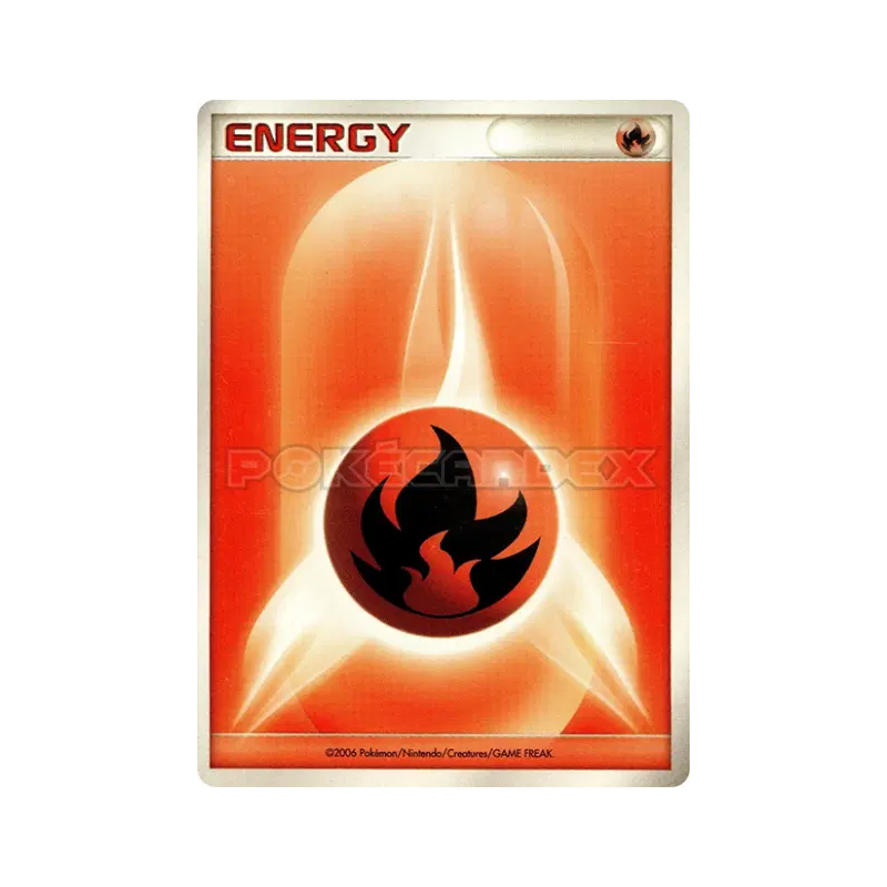 Carte Pokémon Japonaise Énergie Feu (DP 2006) — Energies