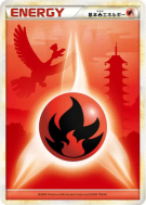 Carte Pokémon Japonaise Énergie Feu (HGSS 2009) — Energies