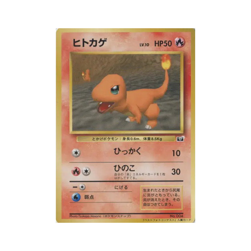 Carte Pokémon Japonaise Salamèche — Pokémon Snap