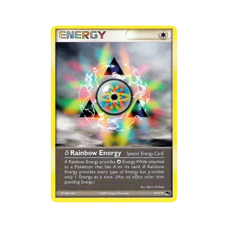 Carte Pokémon Énergie Multicolore Delta 9 Unco POP Series 5