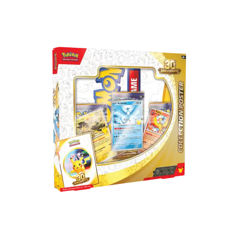 Pokémon – Coffret Collection Poster – 30ème Anniversaire – en français