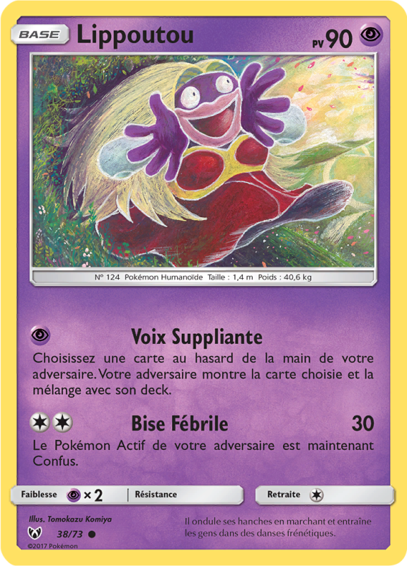 Carte Pokémon Lippoutou 38/73 Commune Légendes Brillantes