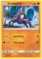 Carte Pokémon Crabagarre 72/149 Commune Soleil et Lune (JCC)