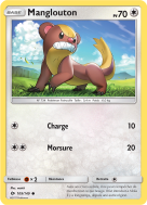Carte Pokémon Manglouton 109/149 Commune Soleil et Lune (JCC)