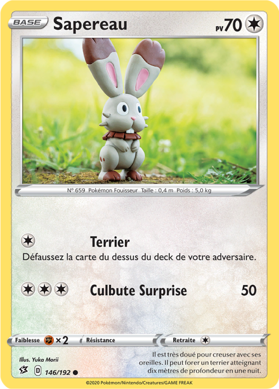 Carte Pokémon Sapereau 146/192 Commune Clash des Rebelles