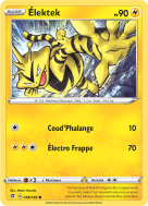 Carte Pokémon Élektek 058/192 Commune Clash des Rebelles