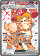 Carte Pokémon Arcanin-ex 224/198 Ultra Rare Écarlate et Violet (JCC)