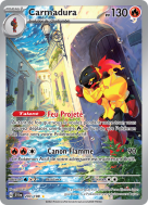 Carte Pokémon Carmadura 203/198 AR Écarlate et Violet (JCC)