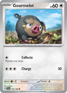Carte Pokémon Gourmelet 155/198 Commune Écarlate et Violet (JCC)