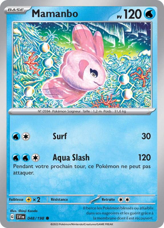 Carte Pokémon Mamanbo 048/198 Commune Écarlate et Violet (JCC)