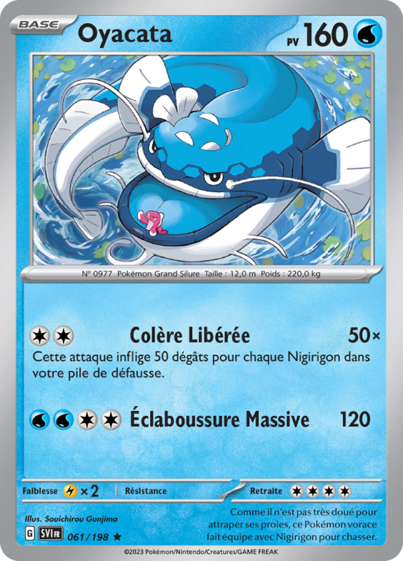Carte Pokémon Oyacata 061/198 Holographique Écarlate et Violet (JCC)