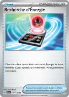Carte Pokémon Recherche d'Énergie 172/198 Commune Écarlate et Violet (JCC)