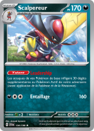 Carte Pokémon Scalpereur 134/198 Holographique Écarlate et Violet (JCC)