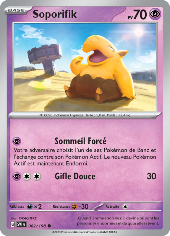 Carte Pokémon Soporifik 082/198 Commune Écarlate et Violet (JCC)