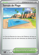 Carte Pokémon Terrain de Plage 167/198 Peu commune Écarlate et Violet (JCC)