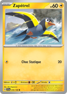 Carte Pokémon Zapétrel 078/198 Commune Écarlate et Violet (JCC)