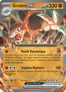 Carte Pokémon Grolem-ex 076/165 Double rare 151