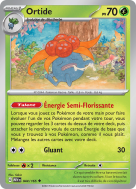 Carte Pokémon Ortide 044/165 Peu commune 151