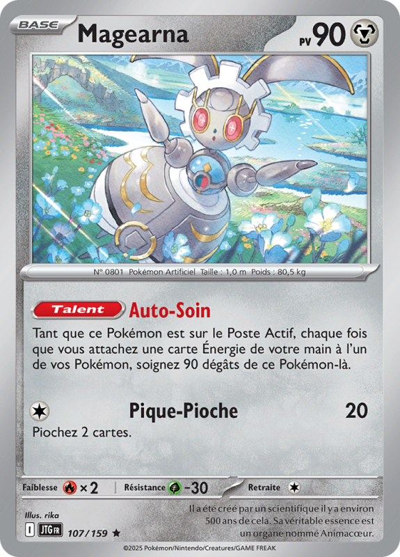 Carte Pokémon Magearna 107/159 Holographique Aventures Ensemble