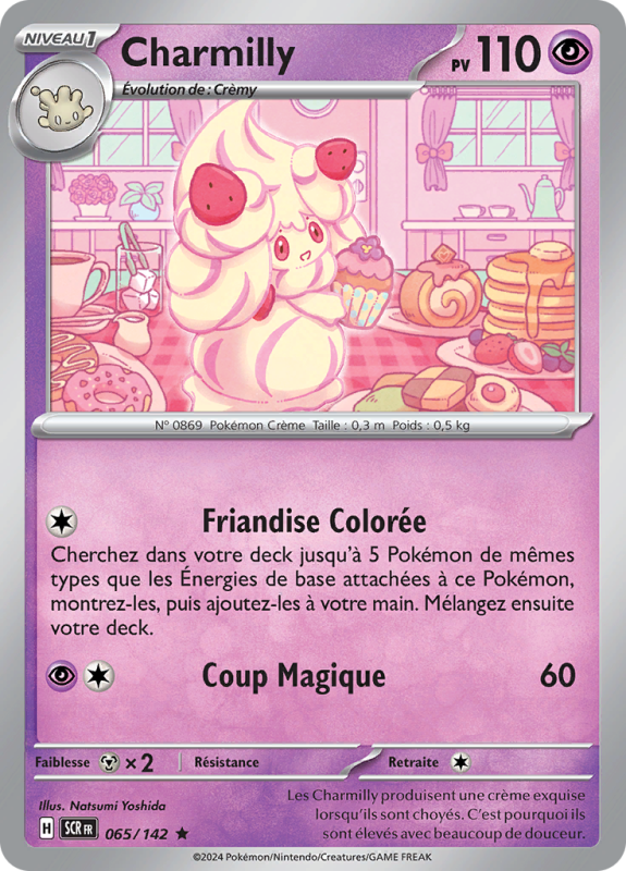Carte Pokémon Charmilly 065/142 Holographique Couronne Stellaire