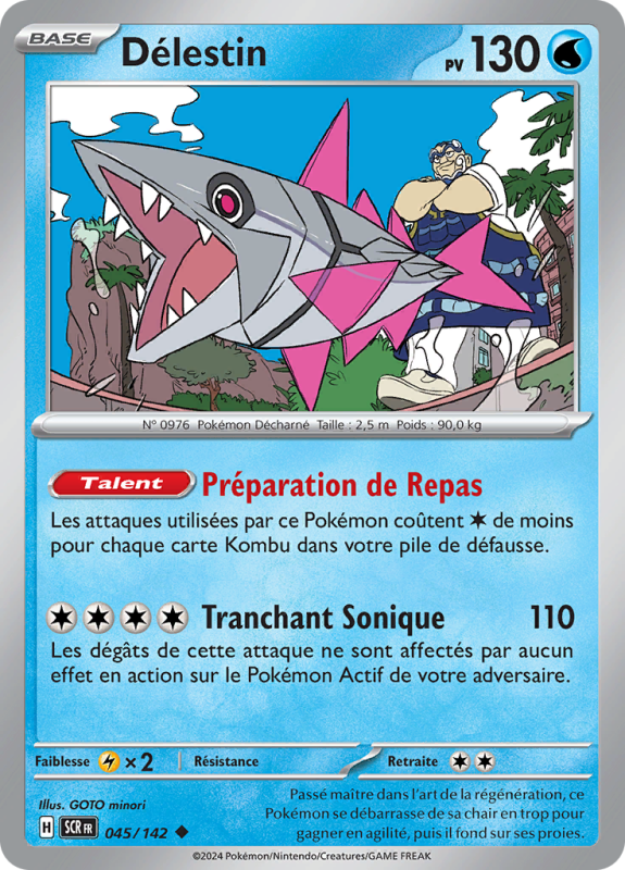 Carte Pokémon Délestin 045/142 Peu commune Couronne Stellaire