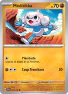Carte Pokémon Méditikka 078/142 Commune Couronne Stellaire