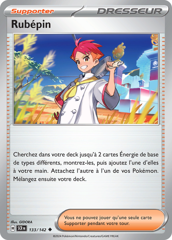 Carte Pokémon Rubépin 133/142 Peu commune Couronne Stellaire