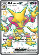 Carte Pokémon Alakazam-ex 215/091 Ultra Rare Destinées de Paldea