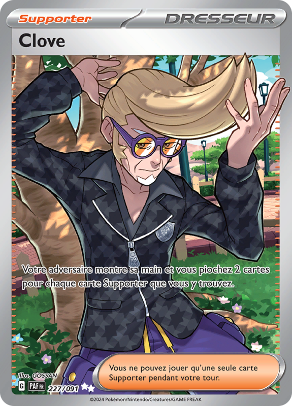 Carte Pokémon Clove 227/091 Ultra Rare Destinées de Paldea