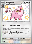 Carte Pokémon Fragroin 208/091 Shiny Destinées de Paldea
