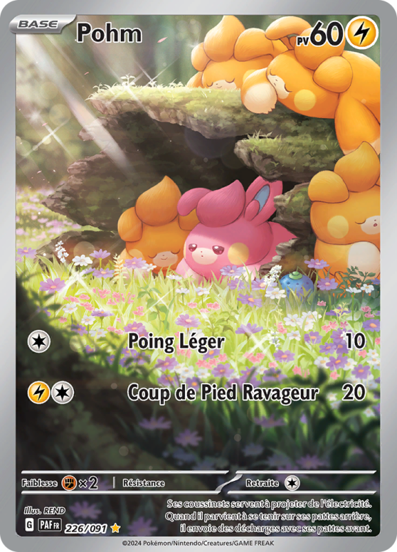Carte Pokémon Pohm 226/091 AR Destinées de Paldea