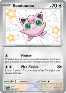 Carte Pokémon Rondoudou 198/091 Shiny Destinées de Paldea