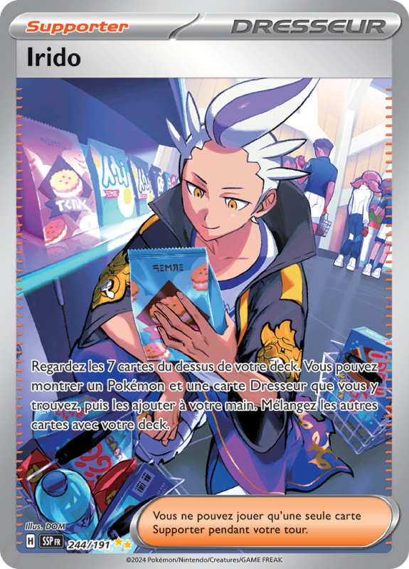 Carte Pokémon Irido 244/191 Alternative Étincelles Déferlantes