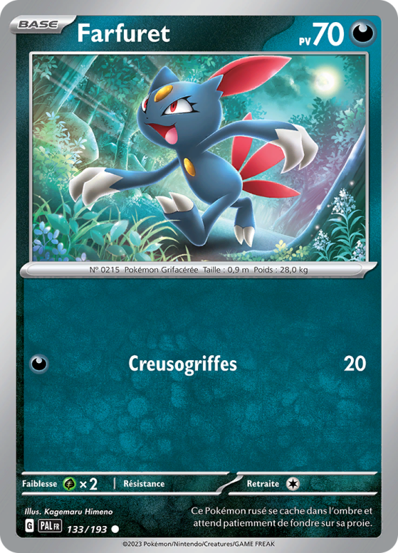 Carte Pokémon Farfuret 133/193 Commune Évolutions à Paldea