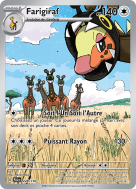 Carte Pokémon Farigiraf 228/193 AR Évolutions à Paldea